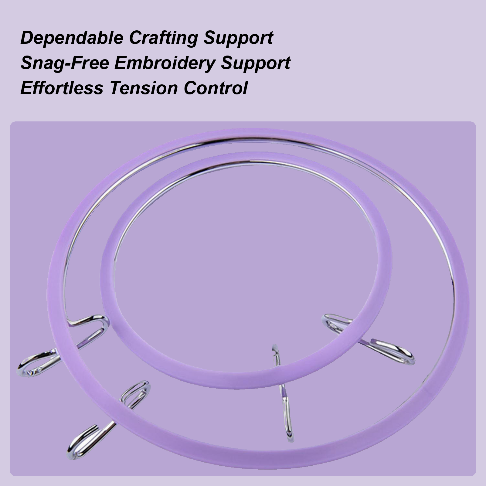 Embroidery Craft - Hoop For Cross Stitching Metal Spring
