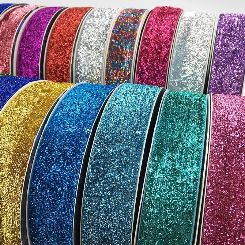 Velvet Ribbon Roll - 5-meter Roll Width 25mm Sparkling Velvet