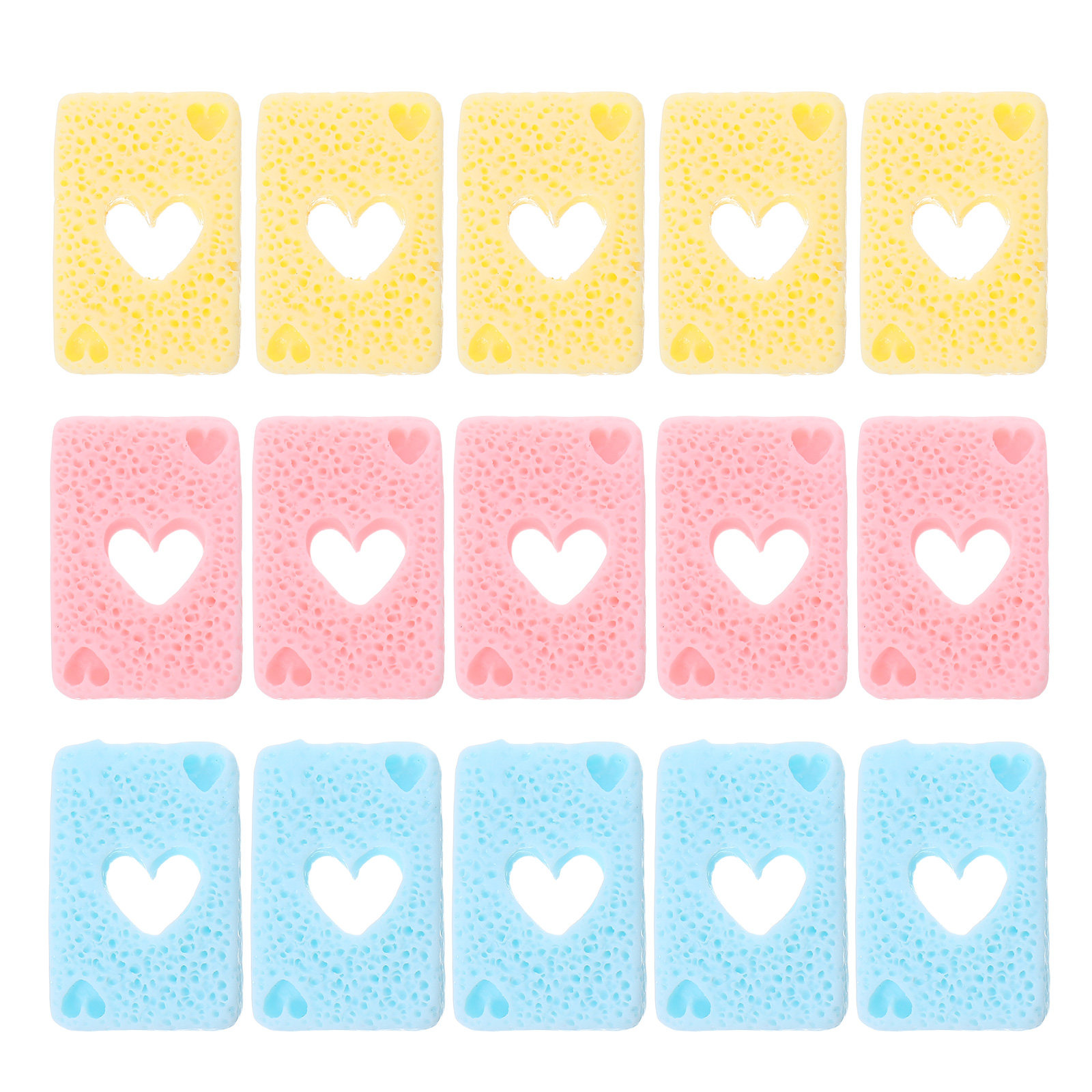 Craft Embellishments - 30Pcs Resin Playing Card Charms Candy
