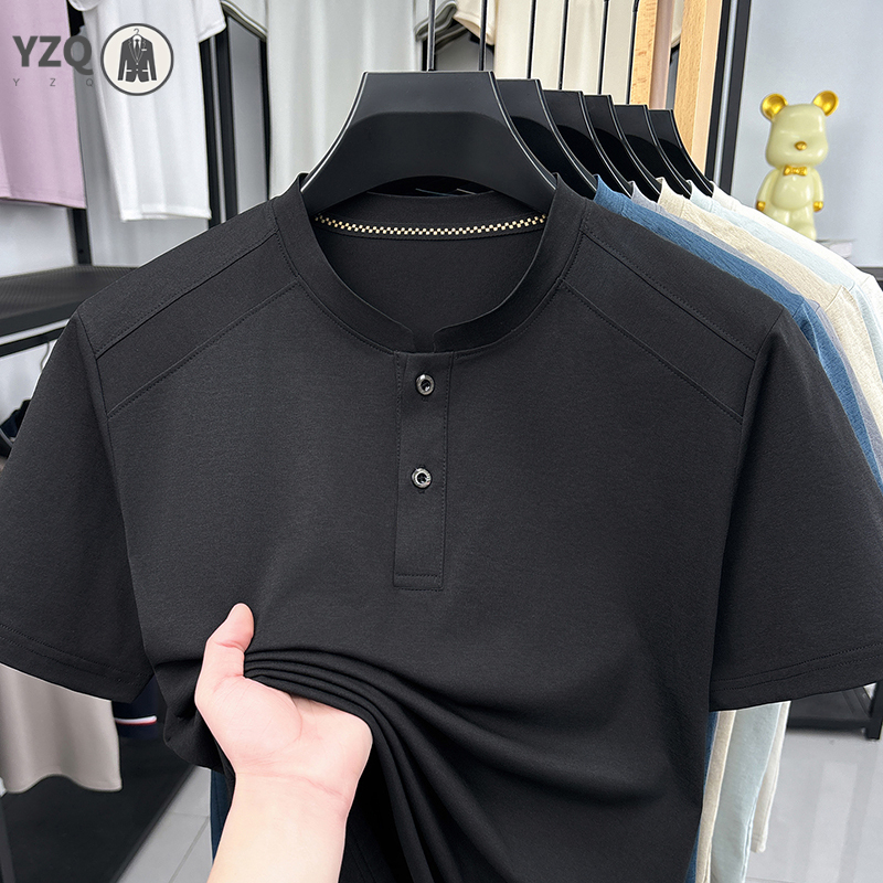 2026 Fashion Men's Henley Neck - Embellish Knit avaliação e preço