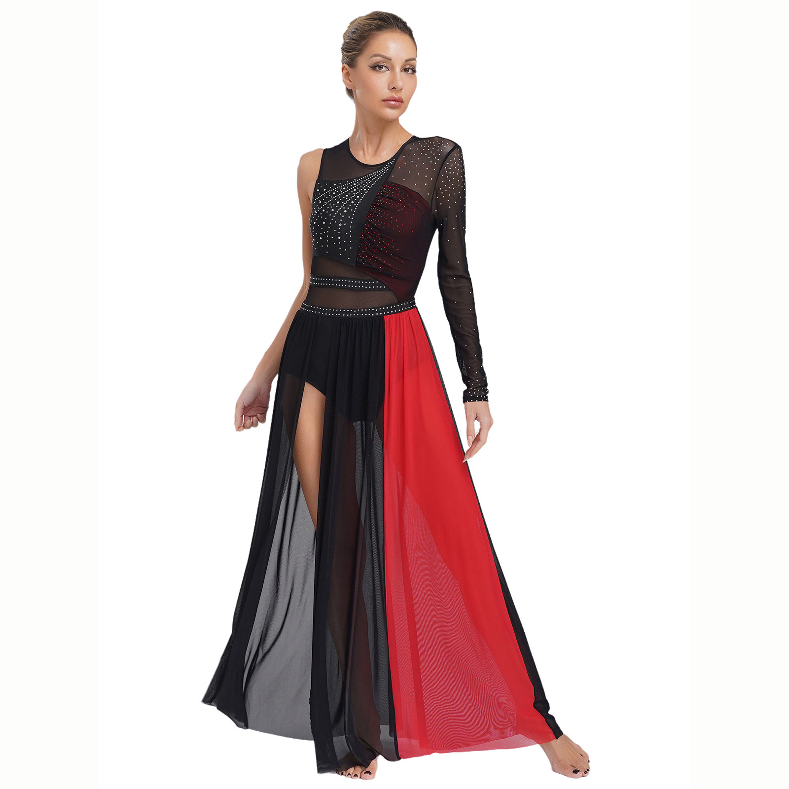 Women Lyrical Dance Costume Rh - Rhinestone Banding Trim avaliação e preço