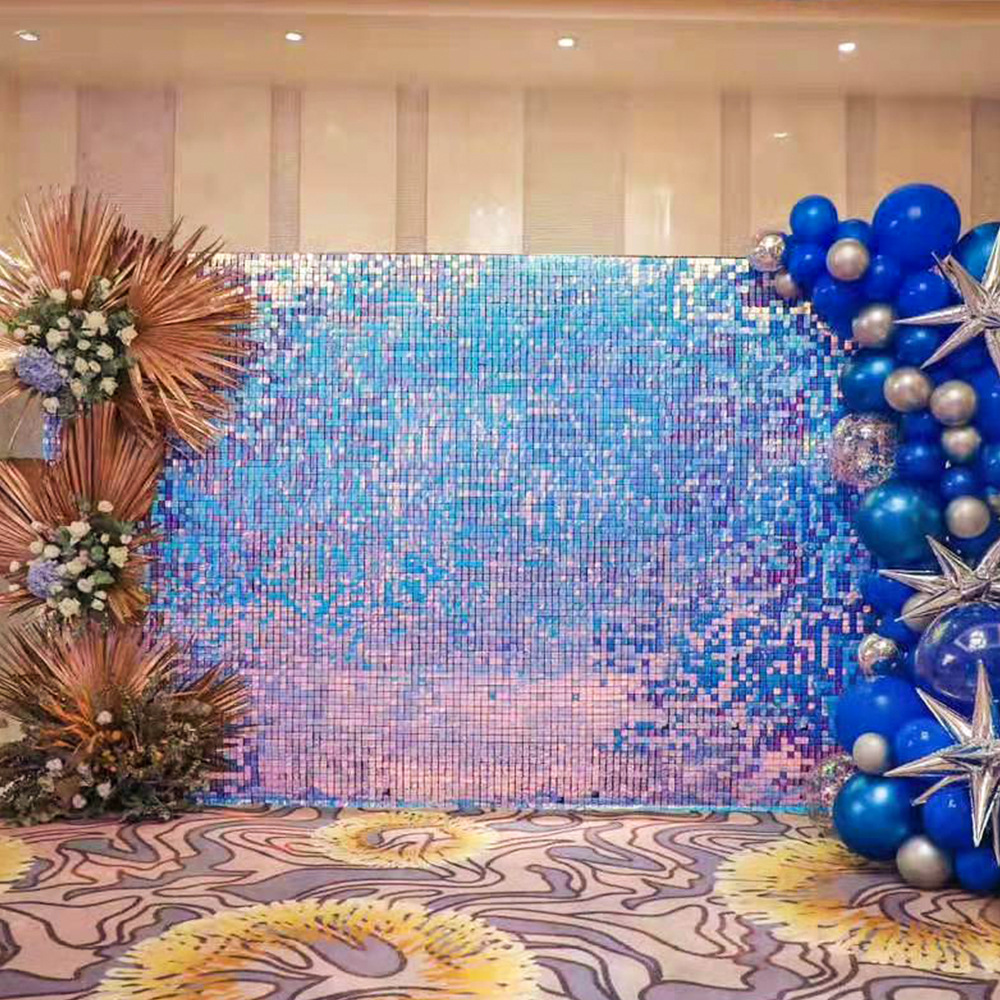 Party Backdrop Decorations Seq - Sequin Fabric Panel avaliação e preço