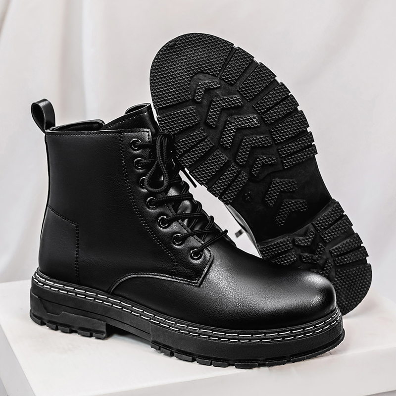 Men's 4-Season Black Patent Le - Guipure Lace Panel avaliação e preço