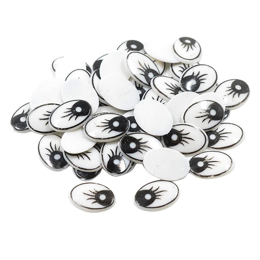 DIY Doll Eyes Plastic Flatback - Craft Embellishments avaliação e preço