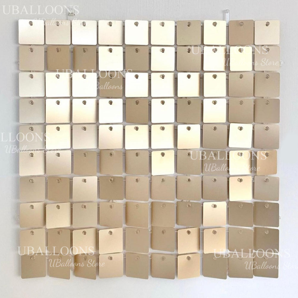 Matte Champagne Gold Backdrop  - Sequin Fabric Panel avaliação e preço