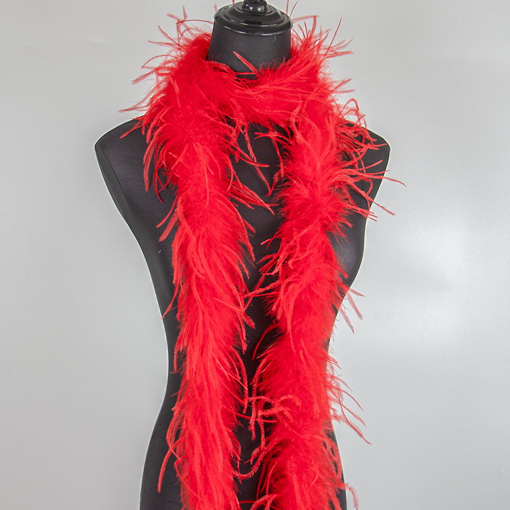 1Ply Ostrich feather boa 13-15 - Feather Trim Marabou avaliação e preço