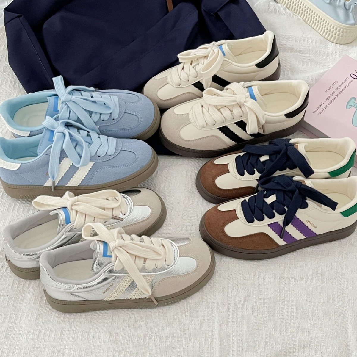 Vintage-style sneakers for wom - Guipure Lace Panel avaliação e preço