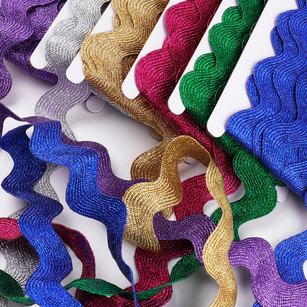 10yard/lot Ric Rac Zig Zag Rib - Velvet Ribbon Roll avaliação e preço