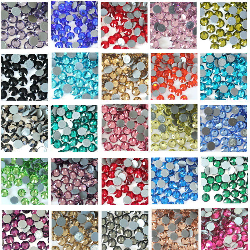 2pc/lot Lotus Rhinestone Iron  - Hotfix Rhinestone Sheet avaliação e preço