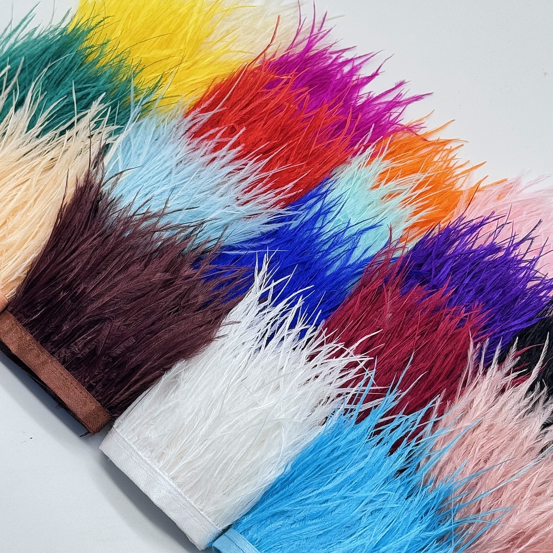 100CM Natural ostrich Feather  - Feather Trim Marabou avaliação e preço