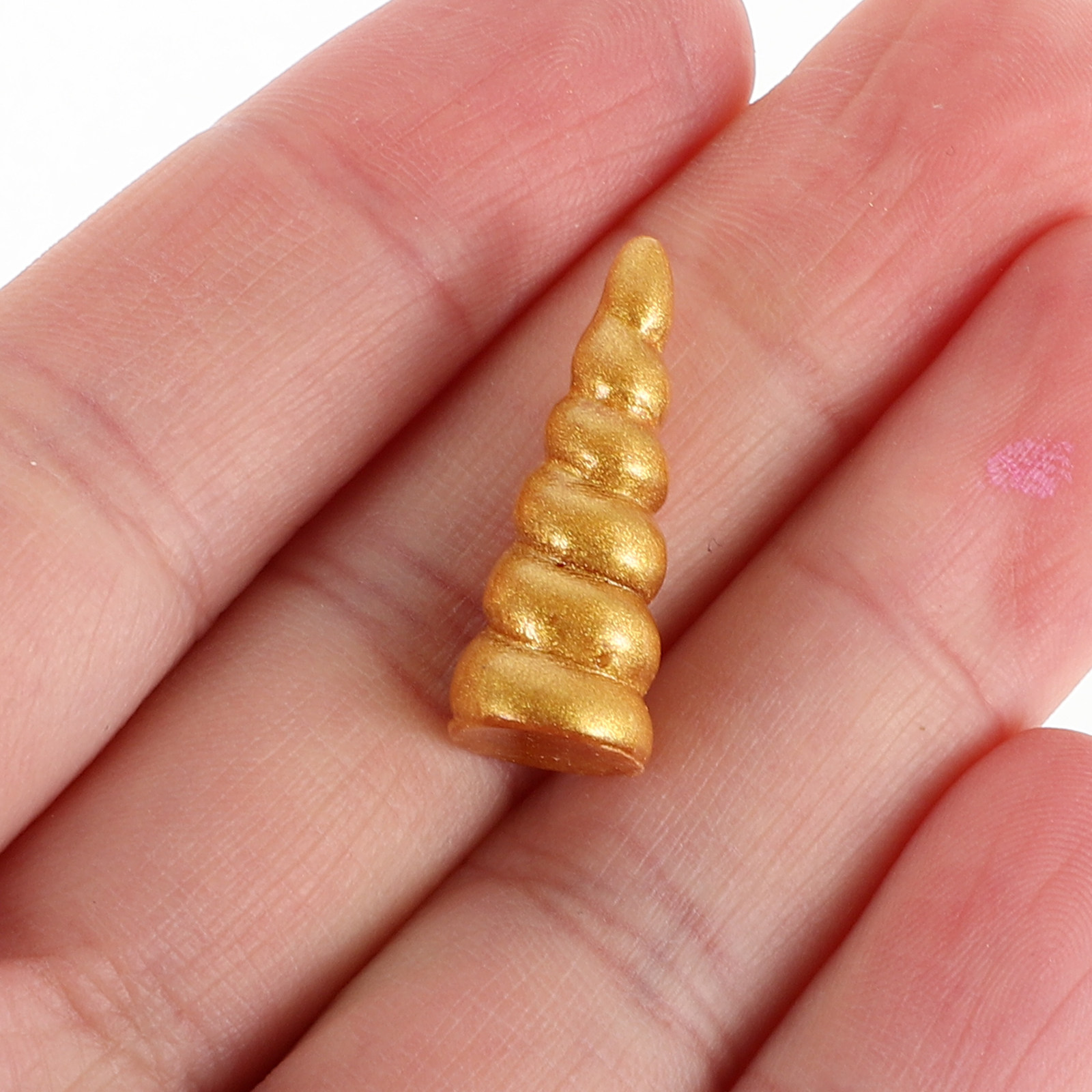 10Pcs Unicorn Horn Resin Decor - Craft Embellishments avaliação e preço