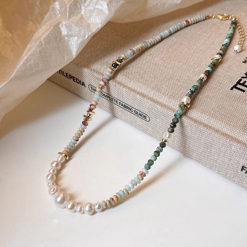New Arrival Trendy Mixed Color - Pearl Trim Chain avaliação e preço
