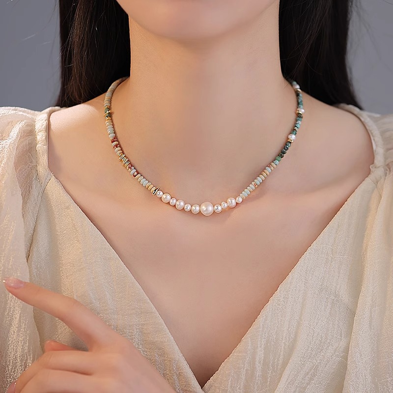 New Arrival Trendy Mixed Color - Pearl Trim Chain avaliação e preço