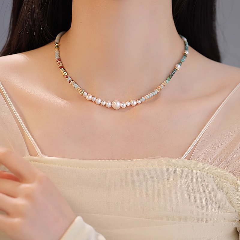 New Arrival Trendy Mixed Color - Pearl Trim Chain avaliação e preço