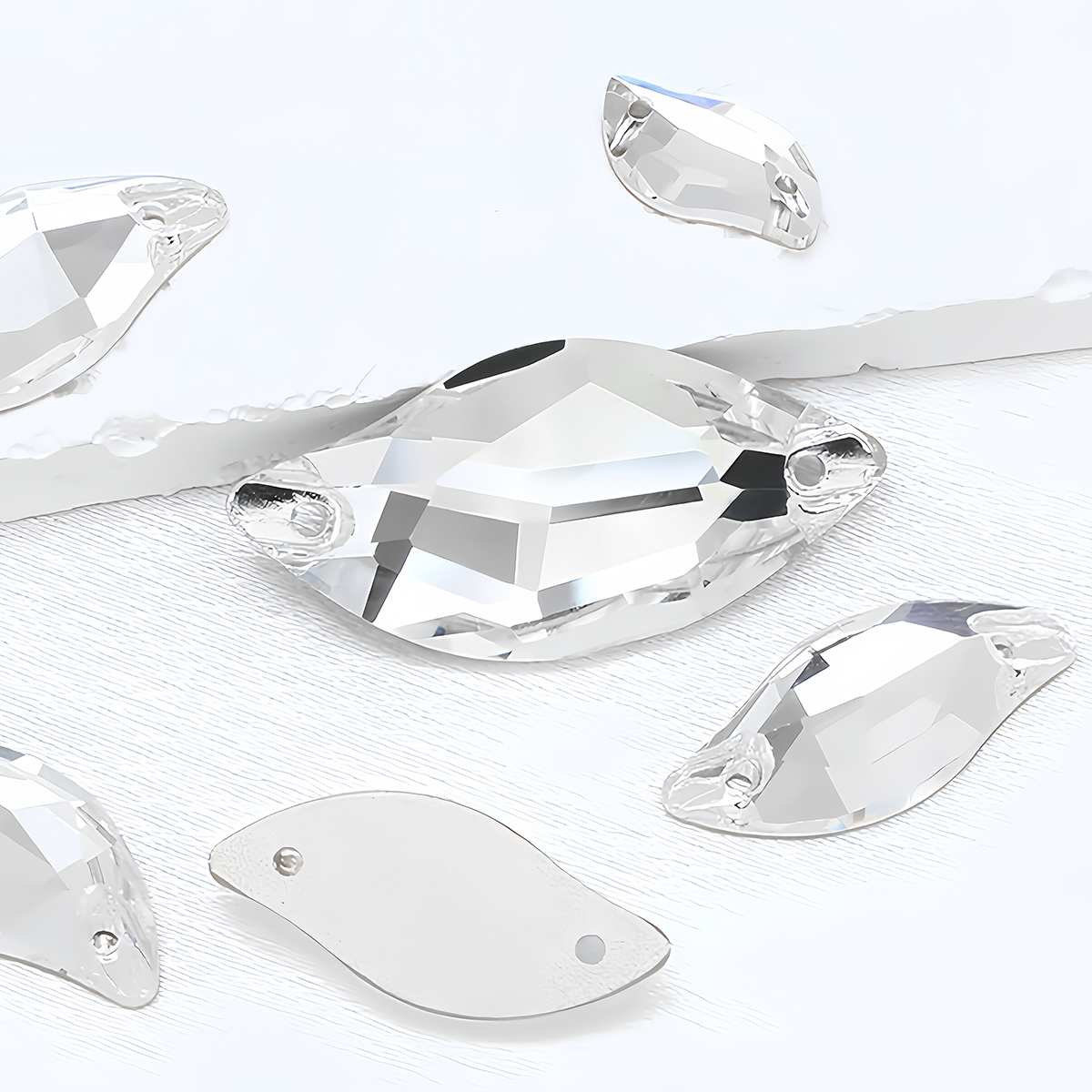 S Shape Sew On Rhinestone Crys - Sew On Rhinestone avaliação e preço