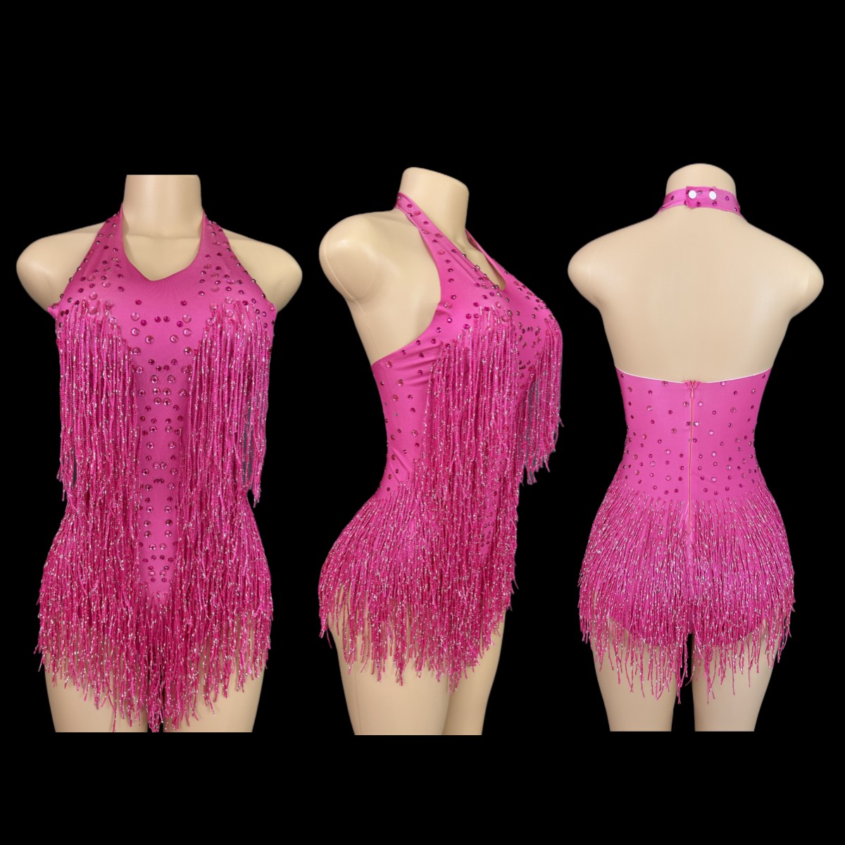 Sparkly Rhinestones Fringe Bod - Rhinestone Banding Trim avaliação e preço