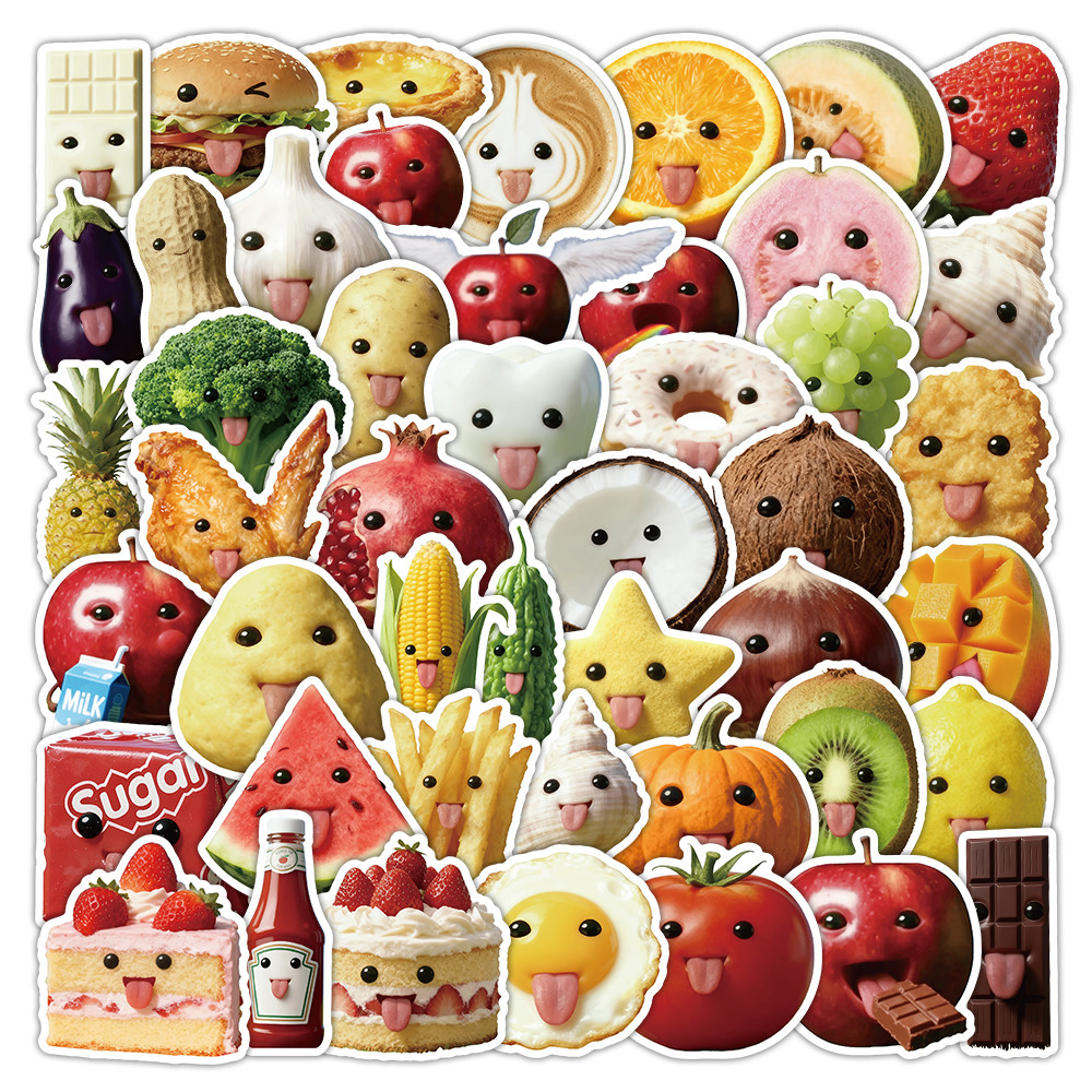53 Pcs Abstract Art Style Food - Craft Embellishment World avaliação e preço