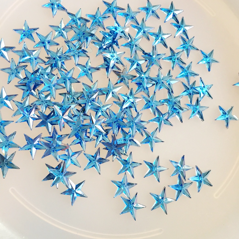 400pcs 10mm Crystal Star Shape - Hotfix Rhinestone Sheet avaliação e preço
