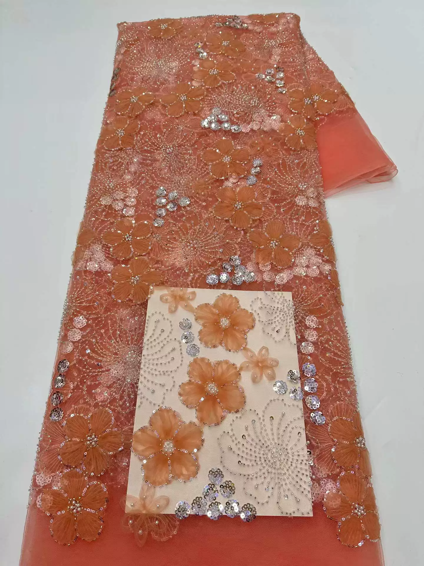 5yard soft mesh fabric Crystal - Crystal Mesh Fabric avaliação e preço