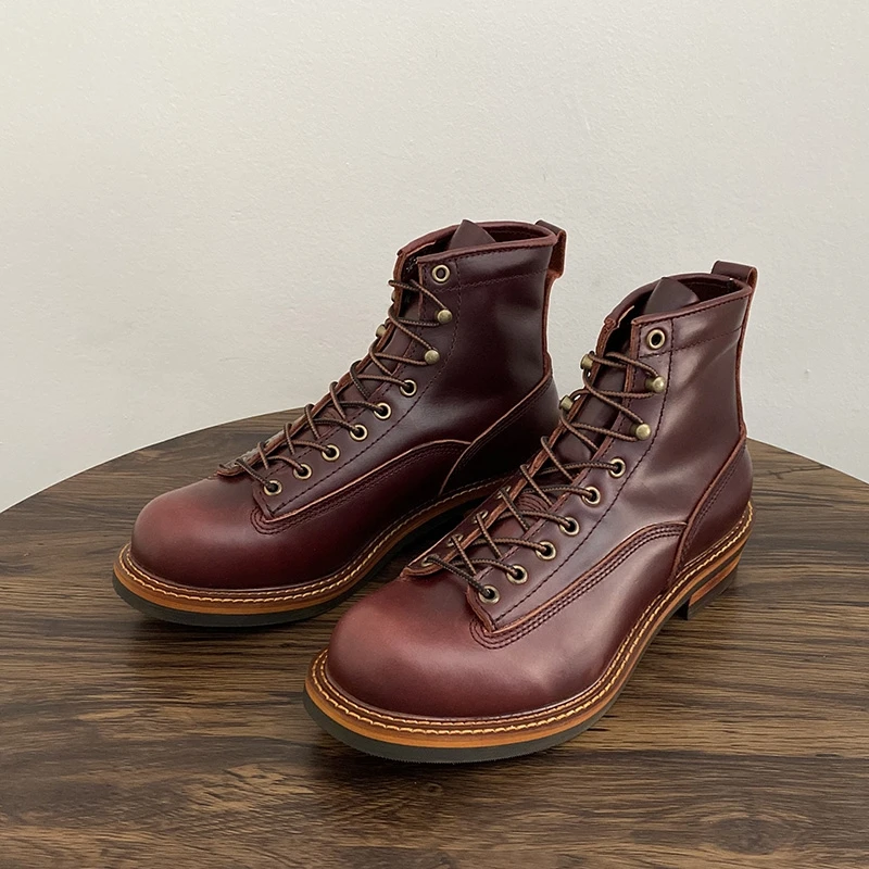 Vintage British Men Ankle Boot - Guipure Lace Panel avaliação e preço