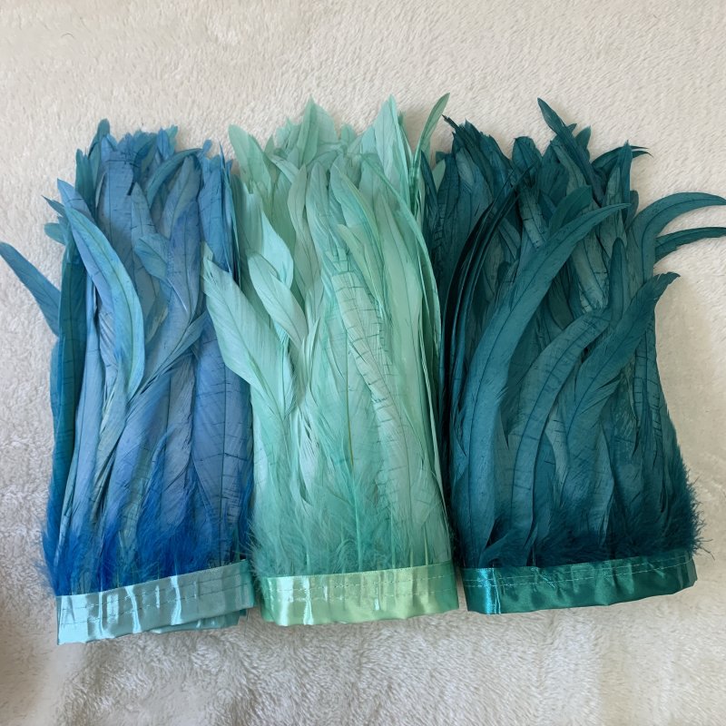 25-30cm/10-12inch Rooster Tail - Feather Trim Marabou avaliação e preço
