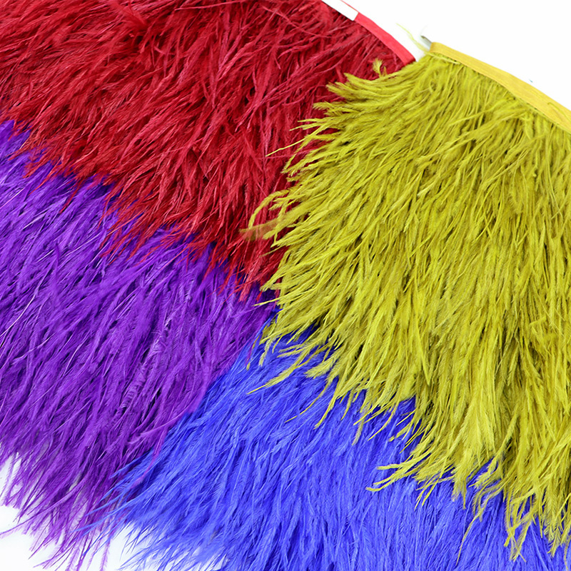1M 8-10cm Black Ostrich Feathe - Feather Trim Marabou avaliação e preço