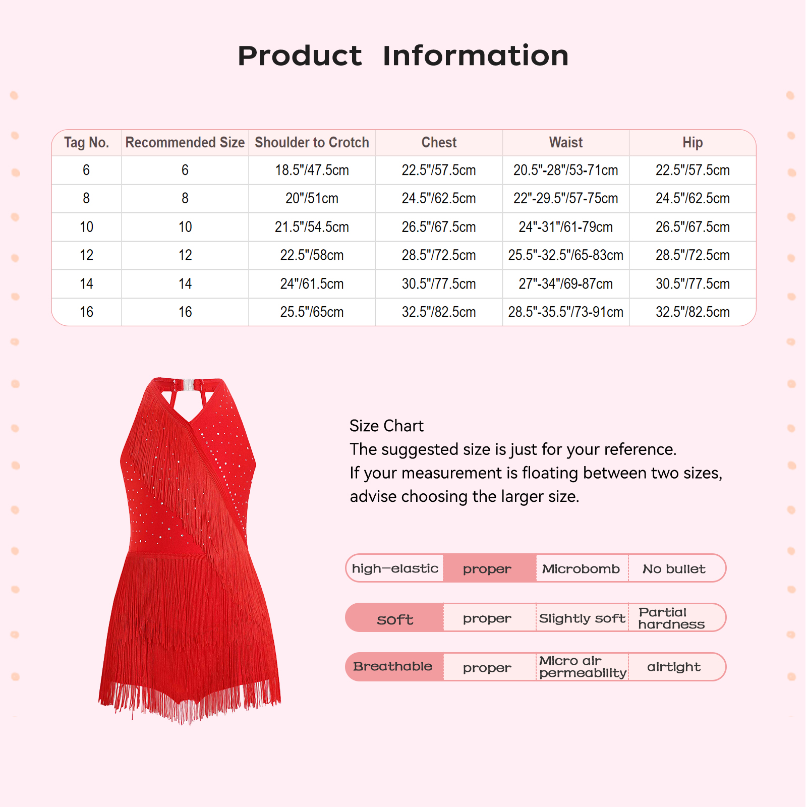 Kids Girls Shiny Tassel Leotar - Rhinestone Banding Trim avaliação e preço
