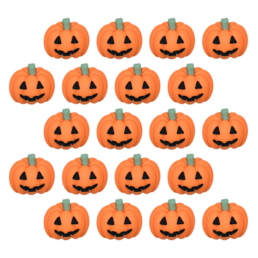 20Pcs Halloween Resin Pumpkin  - Craft Embellishments avaliação e preço