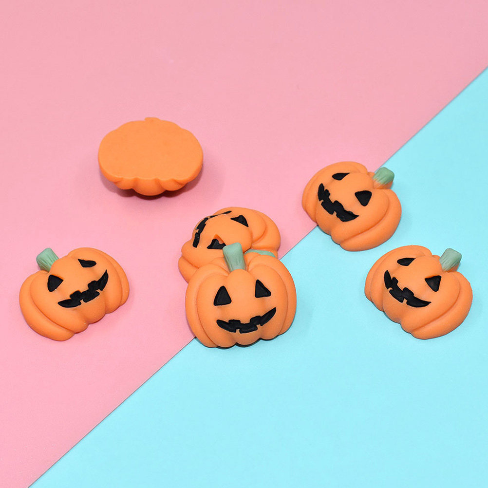 20Pcs Halloween Resin Pumpkin  - Craft Embellishments avaliação e preço