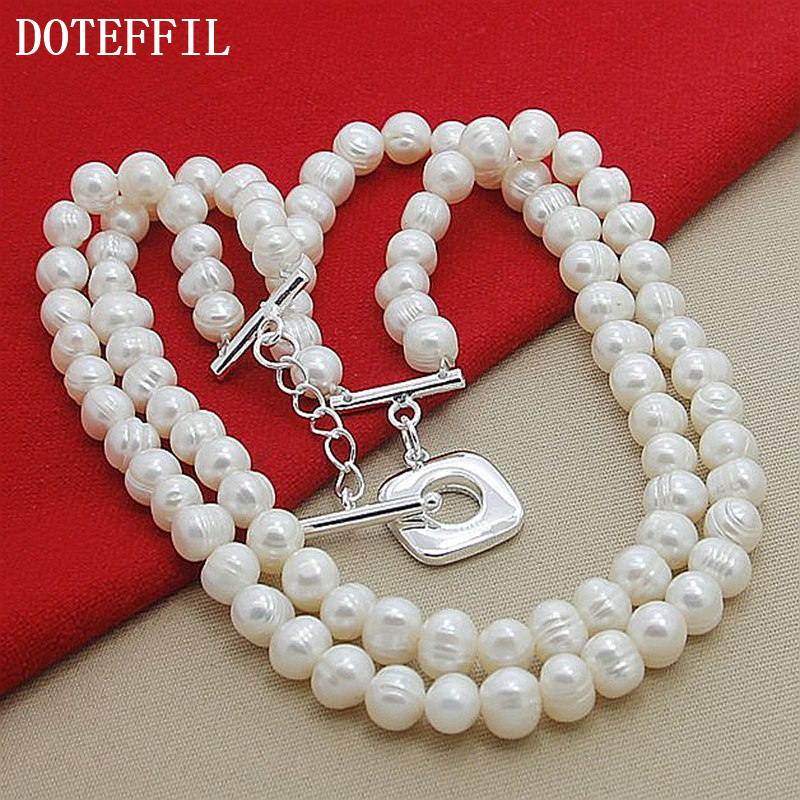 DOTEFFIL 8mm Double White Natu - Pearl Trim Chain avaliação e preço