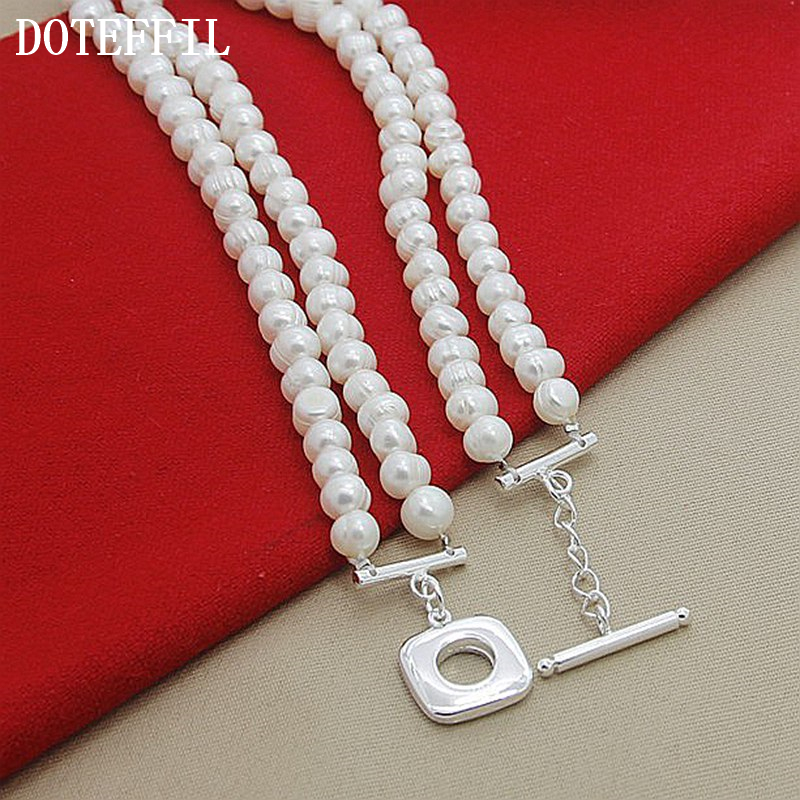 DOTEFFIL 8mm Double White Natu - Pearl Trim Chain avaliação e preço