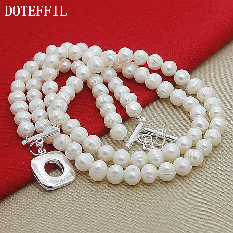 DOTEFFIL 8mm Double White Natu - Pearl Trim Chain avaliação e preço