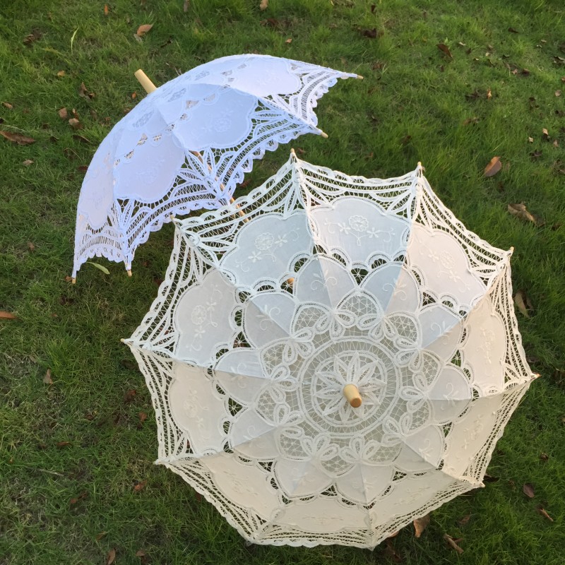 New Vintage Lace Umbrella Hand - Embroidery Craft avaliação e preço