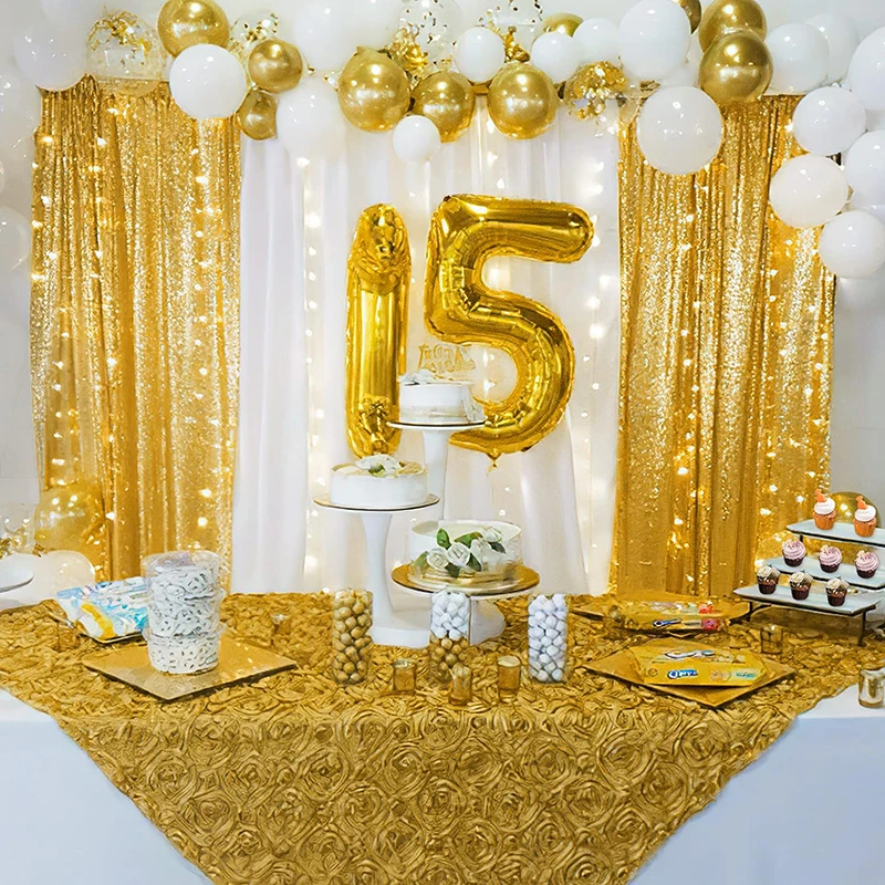 1PC Pink Sequin Backdrop Curta - Sequin Fabric Panel avaliação e preço