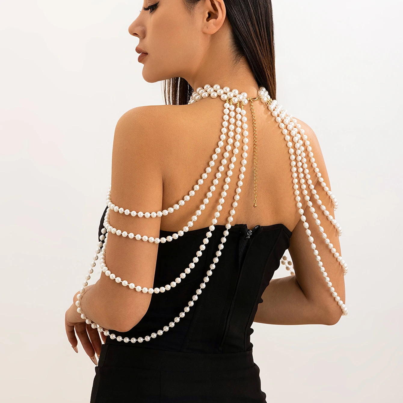 Bridal Tassel Imitation Pearl  - Pearl Trim Chain avaliação e preço