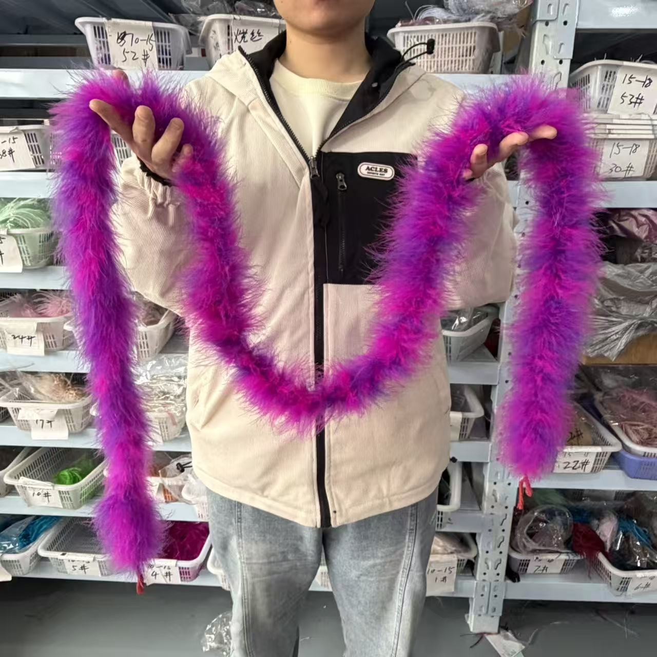 Multicolored 2Meters Marabou F - Feather Trim Marabou avaliação e preço