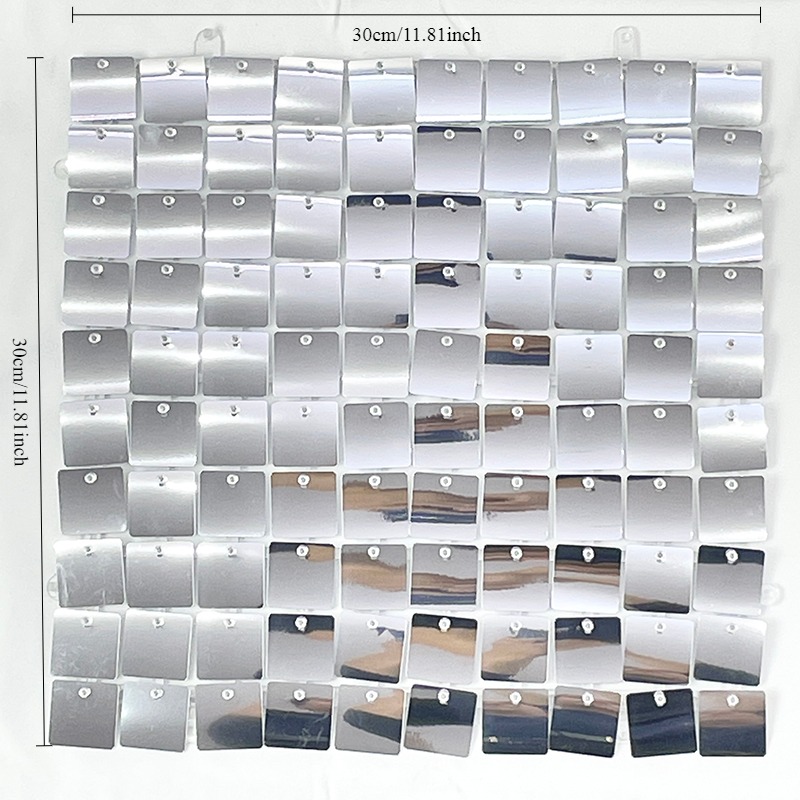 12/16/18/24PCS Shimmer Wall Ba - Sequin Fabric Panel avaliação e preço