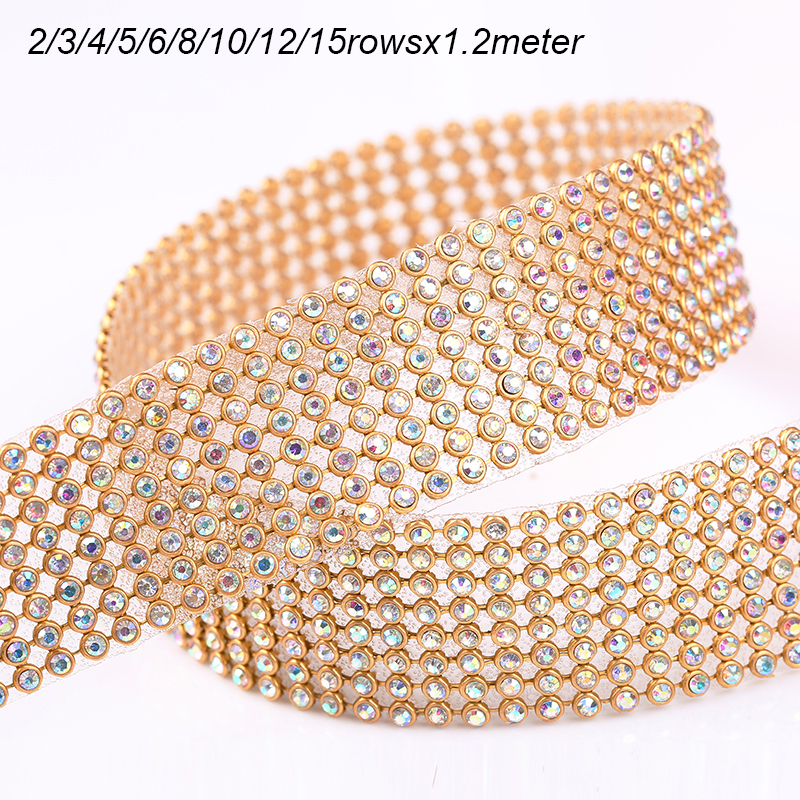 10rows Clear Crystal AB Rhines - Hotfix Rhinestone Sheet avaliação e preço