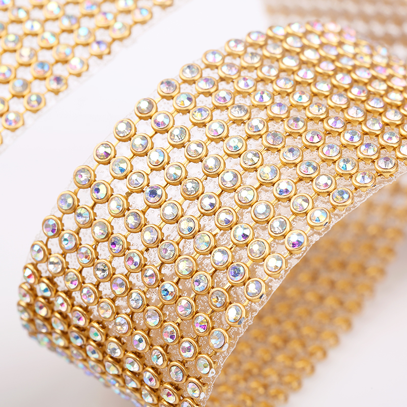 10rows Clear Crystal AB Rhines - Hotfix Rhinestone Sheet avaliação e preço