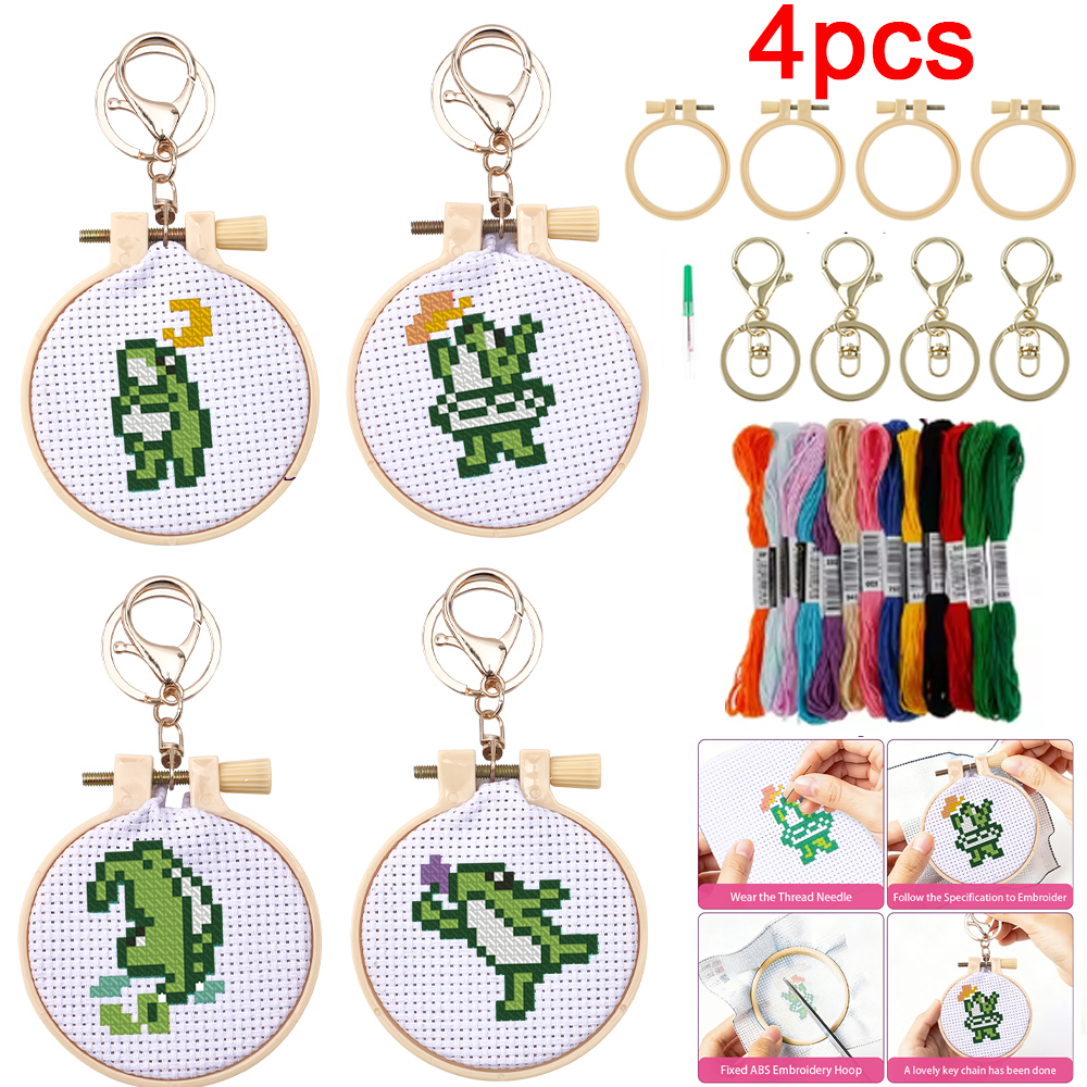 4pcs Embroidery Starter Kit DI - Embroidery Craft avaliação e preço