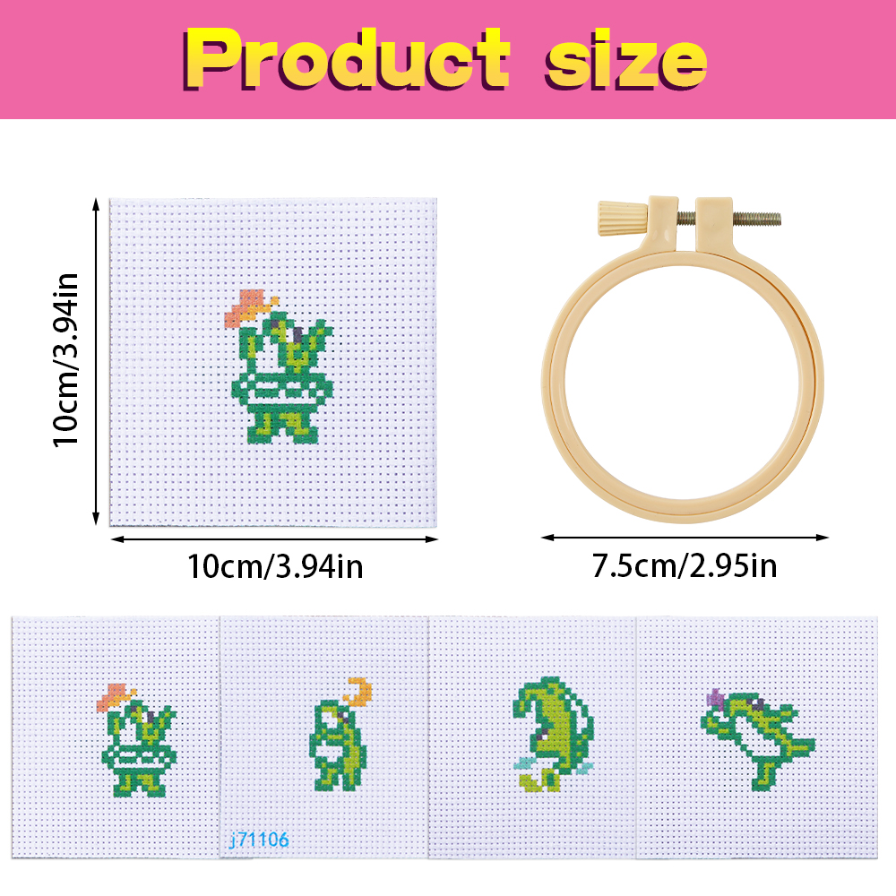4pcs Embroidery Starter Kit DI - Embroidery Craft avaliação e preço
