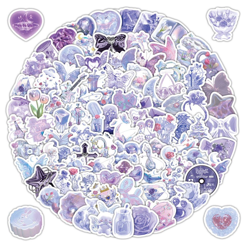 103 Pcs Glittery Shimmery Purp - Craft Embellishment World avaliação e preço