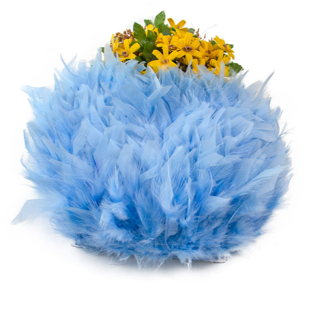 1M Natural Turkey Feathers Tri - Feather Trim Marabou avaliação e preço