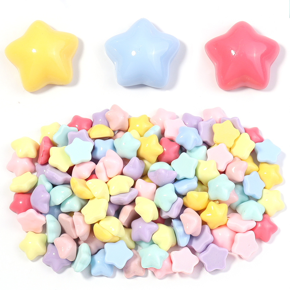 50pcs/lot 16mm Colorful Star R - Craft Embellishments avaliação e preço
