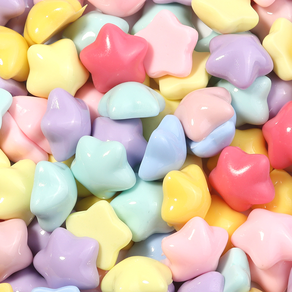 50pcs/lot 16mm Colorful Star R - Craft Embellishments avaliação e preço