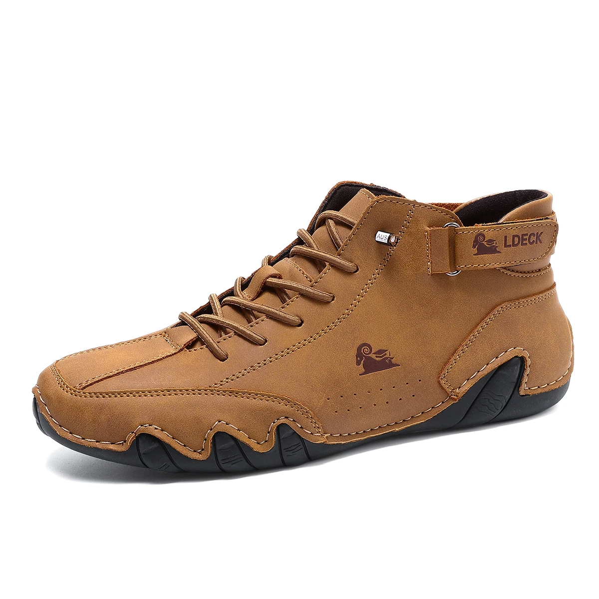 Men's Genuine Leather Shoes An - Guipure Lace Panel avaliação e preço