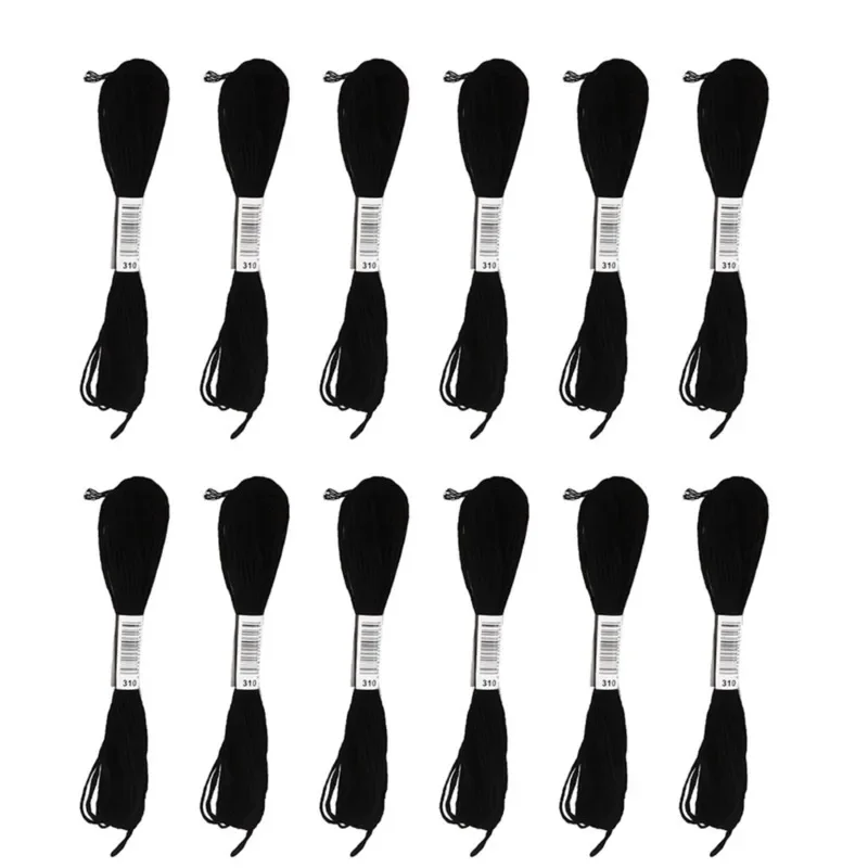 24PCS Black White Cross Stitch - Embroidery Craft avaliação e preço