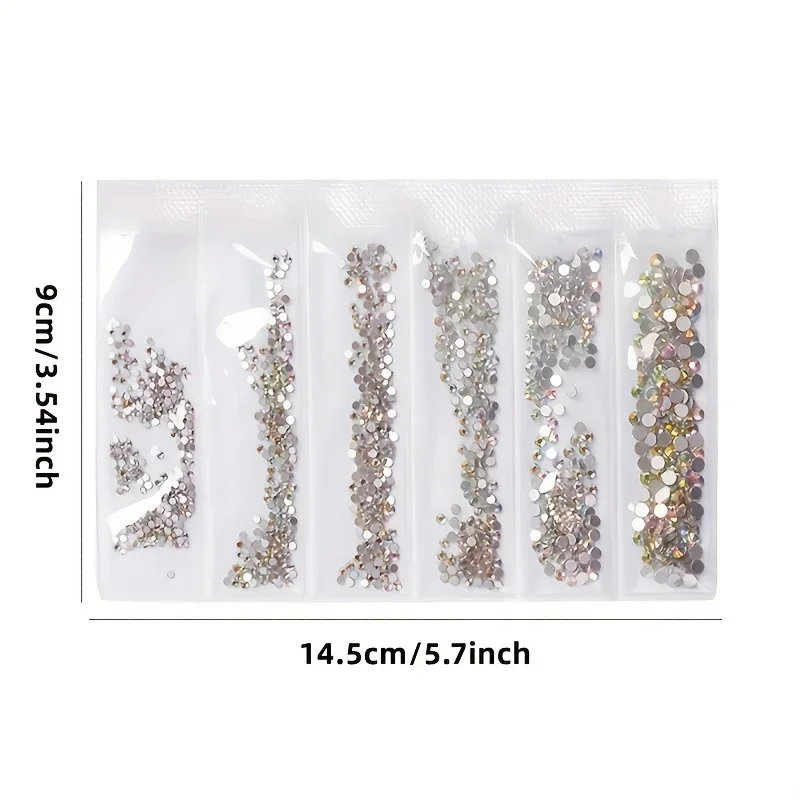 SWAGPICK SS3-10 Mix White AB G - Hotfix Rhinestone Sheet avaliação e preço