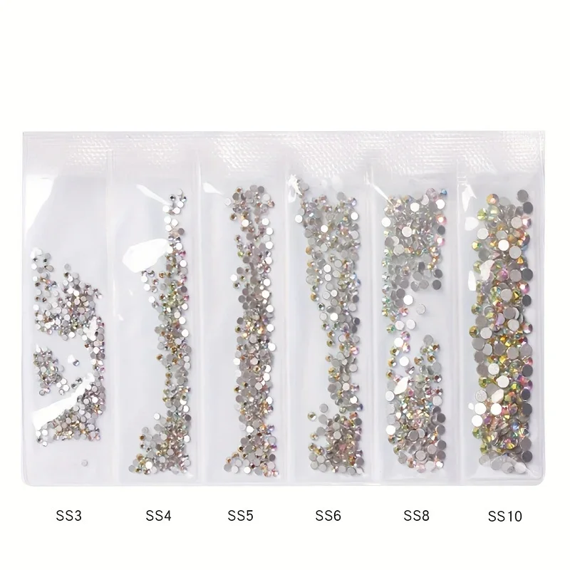 SWAGPICK SS3-10 Mix White AB G - Hotfix Rhinestone Sheet avaliação e preço