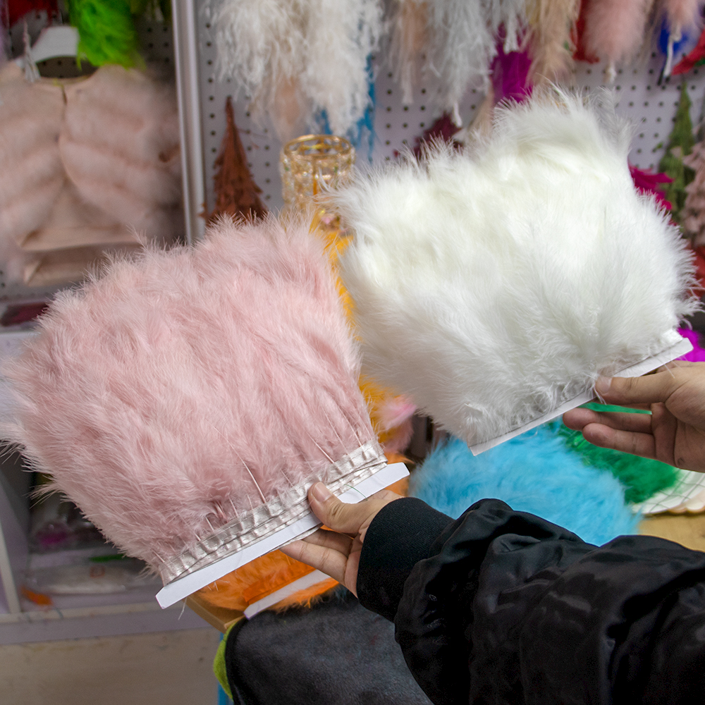 1M Fluffy Turkey Marabou Feath - Feather Trim Marabou avaliação e preço